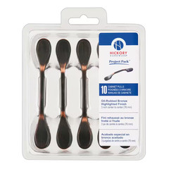 Project Pack 3 In. Center-To-Center Metropolis Oil-Rubbed Bronze Cabinet Pulls (