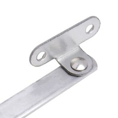 9.0″ x 0.4″ Folding Lid Support Hinge – Silver Steel for Wooden Toy Box Lids