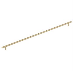 Amerock BP19019CZ 30 1/4″ (768mm) Centers European Bar Pull in Champagne Bronze