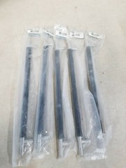 Lot of 5 – EMTEK Satin Stainless Steel Pull S86526BLKST