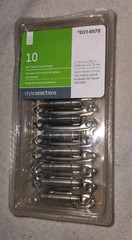 8 Home Style Selections Self Close Flush Hinges Satin Nickel Finish 0314978