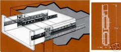 GRANT DRAWER SLIDES #238 14″ BROWN – BULK