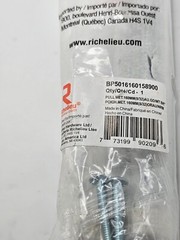 (QTY 3) Richelieu BP5016160158900 Modern Metal Pull, Pull Met.160mm(8/32)
