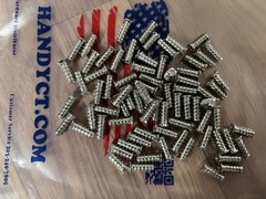 500pc Euro screws, Varianta, countersunk head, Steel 25mm,D5mm