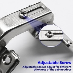 2 Pack 1 Pairs Kitchen Cabinet Hinges 135 Degree, Lazy Susan Corner Cabinet Door