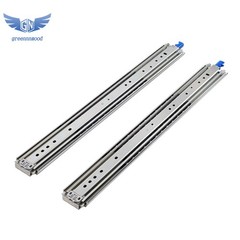 1 Pair Locking Drawer Slides 26 Inch Full Extension & Lock 500 lb Load Capacity