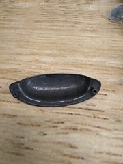 New Antique Black 3.5″ Bin Cup Cabinet Drawer Pulls Handles Dresser Knobs