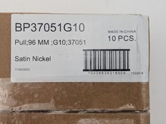 Amerock 3 3/4″ Centers Cabinet Pull 10 Pack in Satin Nickel BP37051G10
