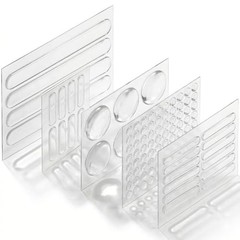 130 Pcs Clear Cabinet Door Bumpers, Sound Dampening Rubber Feet for Drawer,