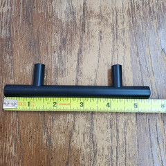 Belwith Black Modern T-Bar Cabinet Hardware Drawer Pulls Handles 3″ CC 10 Pack