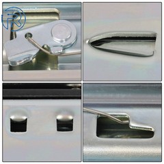 1 Pair 52 Inch With Lock Heavy Duty Drawer Slides 500 Lbs Extension Rails Rail