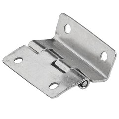 10pcs Tri-fold Hinge Nickel Plated Silver Wooden Box Hinge HIGH QUALITY