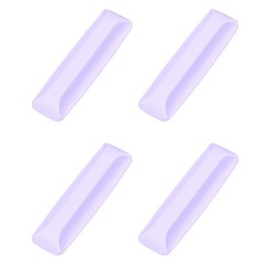 4pcs Self-Stick Instant Cabinet Drawer Handle Adhesive Door Handle Light Purple