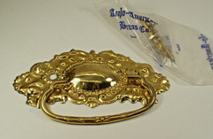 H53 – Lot of 6 Fancy Bail, Dresser Pulls, New, Anglo American Brass Co. 6X3 in.