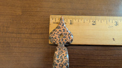 Vtg Hammered Copper 5 Cabinet Drawer Pulls 4 Surface Mount Hinges No Screws EC