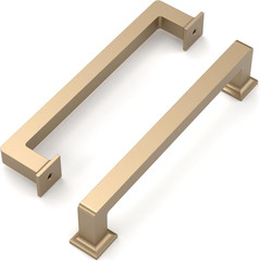 10 Pack Champagne Bronze Cabinet Pulls 5 Inch(128Mm) Hole Centers Kitchen Cabine