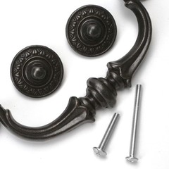 5.5 5 1/2 -Inch Drawer Pulls, 2 Pack 140mm Hole Centers Vintage Style Large D…