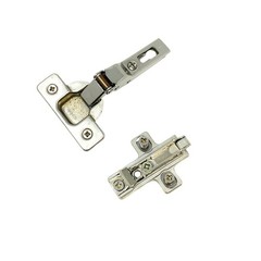 Salice 2P8 Cabinet Door Hinge w/ H02 Mounting Base Plate Self Closing Set