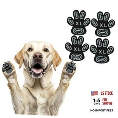 24pcs Paw Pads for Dogs Traction – Self Adhesive Paw Grips for Senior XL Black