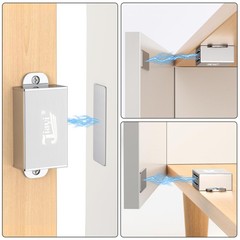 Cabinet Magnet Adhesive 8 Pack Magnetic Door Catches Silver Cabinet Door Magn…