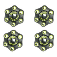 Bow Knobs KNB4-4-Pack Knob Hardware Kit – Universal Knobs for Most Featherboa…