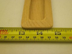 [15] Oak Unfinished Cabinet FURNITURE Handle RECESSED Pulls Knob RL