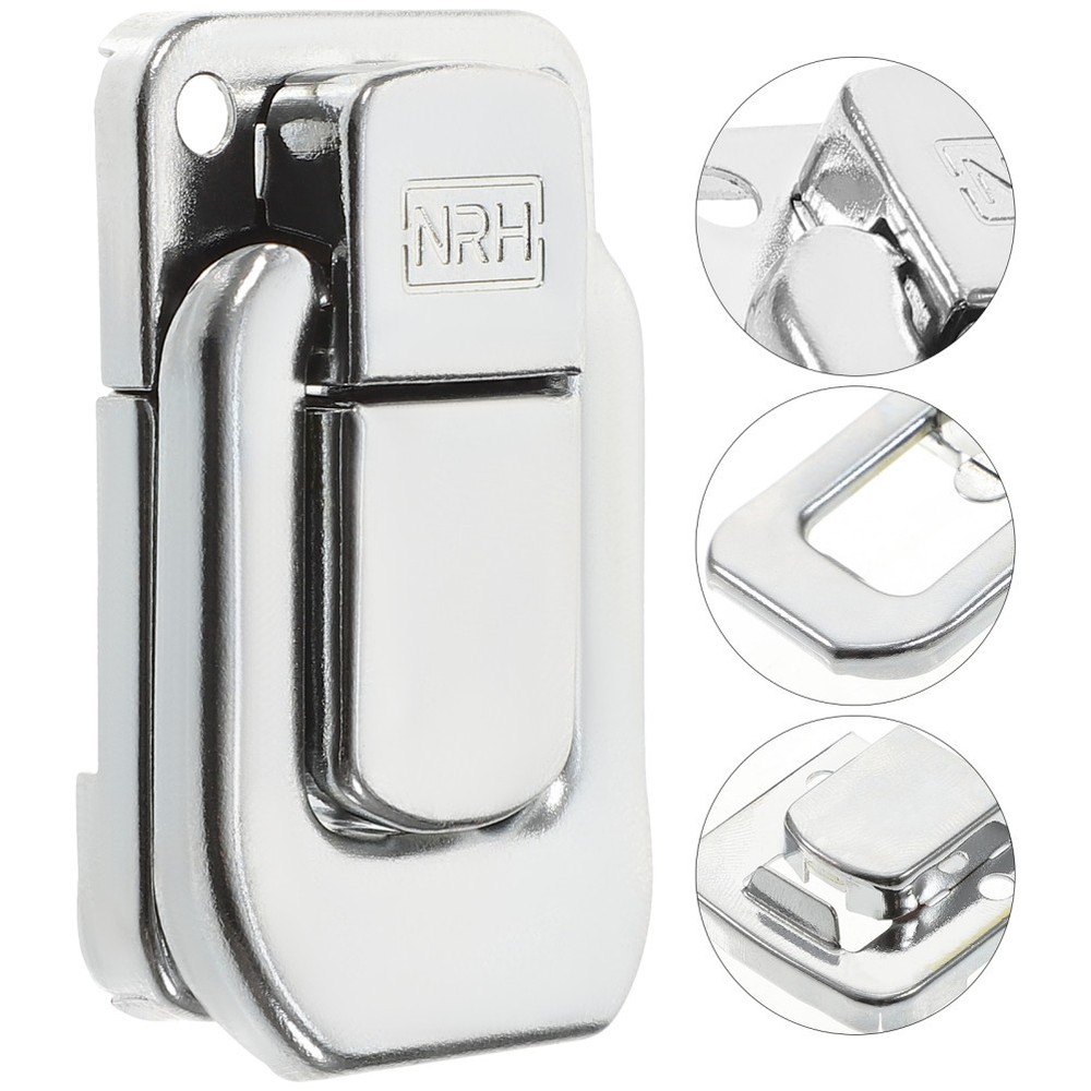 3 Pcs Iron Hook Locks Bag Latches Box Packing Buckles Crossbody Luggage Locks