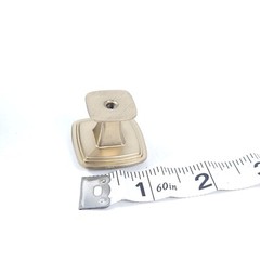 24 Pack Amerdeco Square Cabinet Knob 1″ With Mounting Screws Kitchen Bathroom