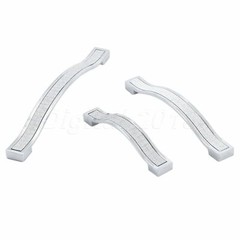 Modern Jewelry Cabinet Door Pull Crystal Diamond Cupboard Drawer Knobs Handles