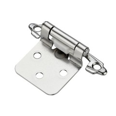 1/2 Inch Overlay Polished Chrome Cabinet Hinges Kitchen Doors SelfClosing 20PCS