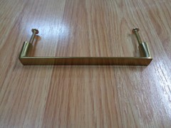 x10 Cabinet Handles 5-1/16-in , 128mm Center to C Bronze color Rectangular Bar
