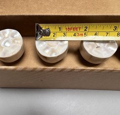 Pack of 4 Round Mother of Pearl Dresser/ Drawer knobs