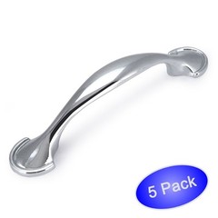 *5 Pack* Cosmas Cabinet Hardware Polished Chrome Handles Pulls #6632CH