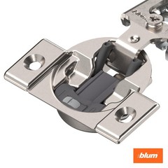 Compact BLUMOTION Hinge 10 Kits 1/2″ Overlay 105° Opening Steel Soft-Close