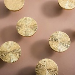 MFYS Classic Gold Brass Drawer Knobs Cabinet pull fashion home Hardware