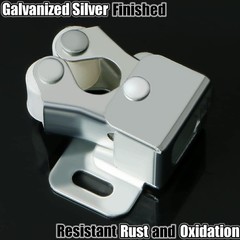 Cabinet Door Latch,Cupboard Closet Doors Catch Closer Double Ball Roller Latc…