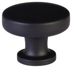 Emtek 86642 Paxton 1-1/4 Inch Mushroom Cabinet Knob – Black