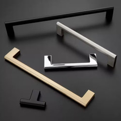 Vail 6 In. (152 Mm) Center-To-Center Modern Matte Black Bar Drawer Pull