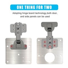 Cabinet Hinges Repair Plate,Stainless Steel Hinge Repair Brackets Kit,Kitchen Cu