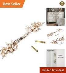 3” Antique Gold & Silver French Provincial Drawer Pulls – Vintage Elegance f…