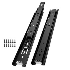 Full Extension Ball Bearing Drawer Slides 14 Inch Side Mount Cabinet Rails 1 …
