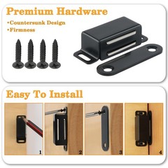 Alise Magnetic Cabinet Door Catch 4Pcs,Cabinet Door Magnets Catches Magnetic Doo