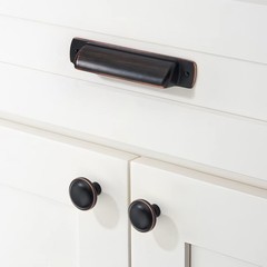 10 Pack 2-1/2″(64mm) Oil Rubbed Bronze Drawaer Pulls Cabinet Cup Pulls Kitche…