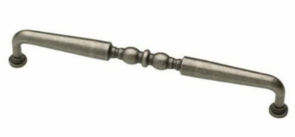 Liberty P51259-PI Tumbled Pewter Bead Detail 12″ Appliance Cabinet Pull