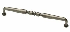 Liberty P51259-PI Tumbled Pewter Bead Detail 12″ Appliance Cabinet Pull