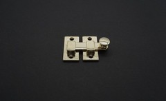 Latch SHUTTER LATCH Antique Style Cabinet Latch Door Latch SOLID BRASS LACQUERED