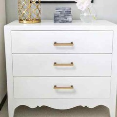 MFYS minimalist style Oak Wood Kitchen Pull Knob Wooden Dresser Handle