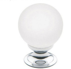 Baldwin 4321 150 Satin Swarovski Crystal Ball 1-3/16-Inch Diameter Cabinet Knob