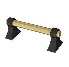 Liberty P42226W-370 3″ Casual Dual Finish Cabinet Pull Black & Brushed Brass
