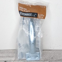 Everbilt 6-1/2 Inches 16.5 CM Door Pull Zinc Plated 241 784 (4) Screws Included